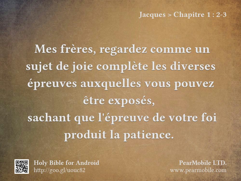 Jacques, Chapitre 1:2-3
